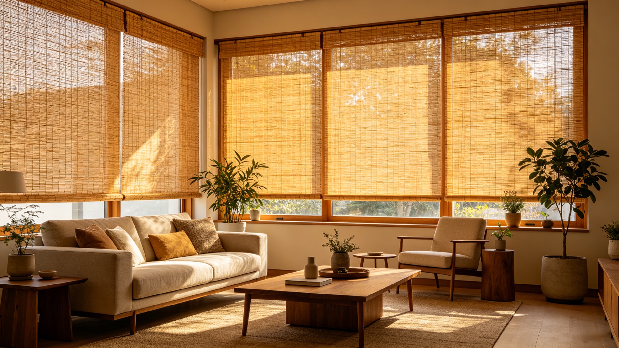 Woven Wood Shades: Elevate Every Space with Natural Elegance