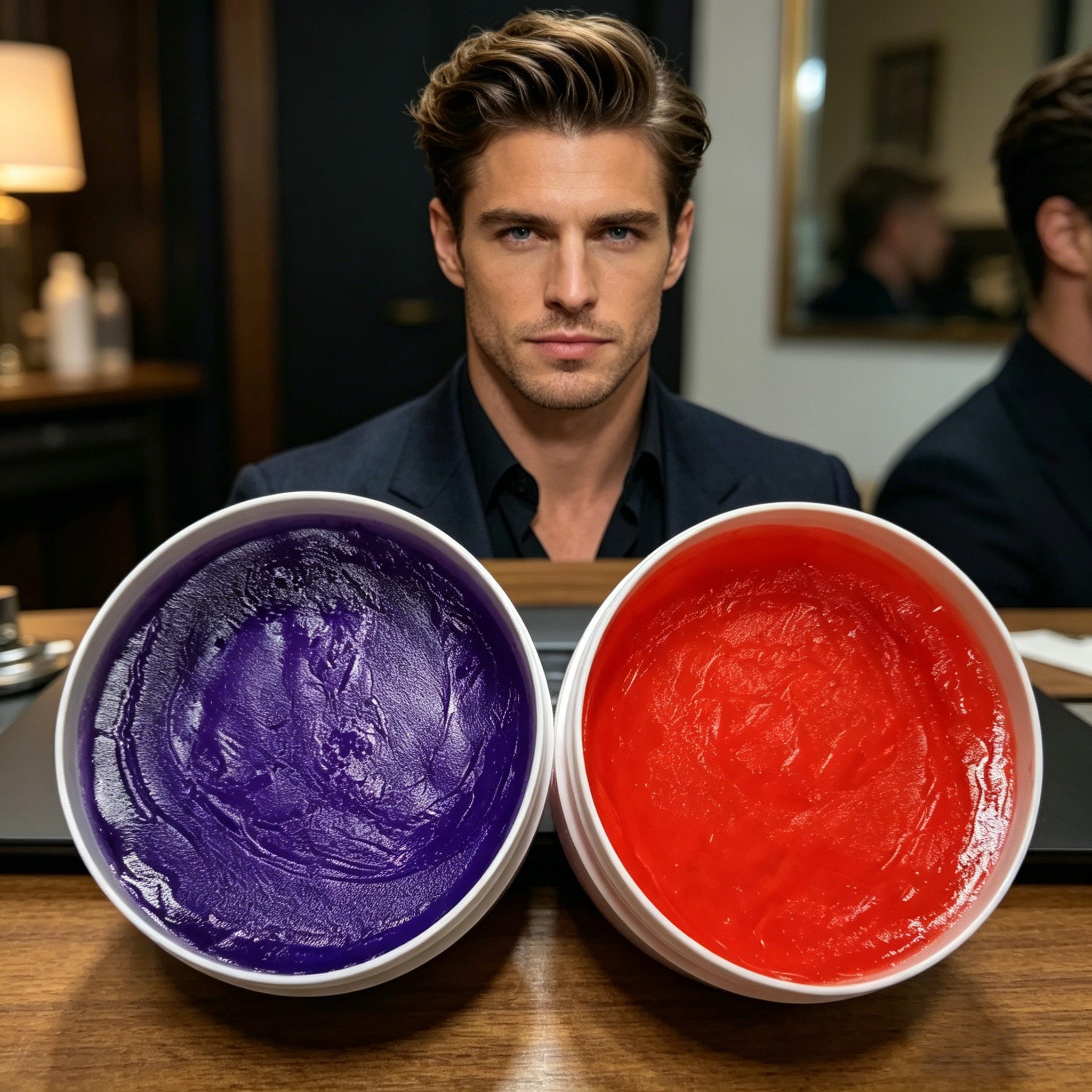 120g plastic jar water based hair styling wax
