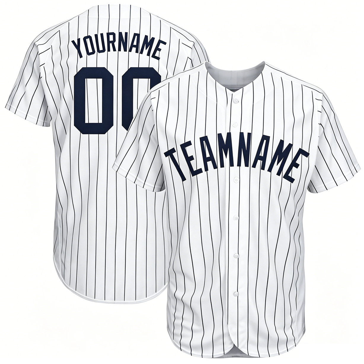 custom navy baseball jersey
