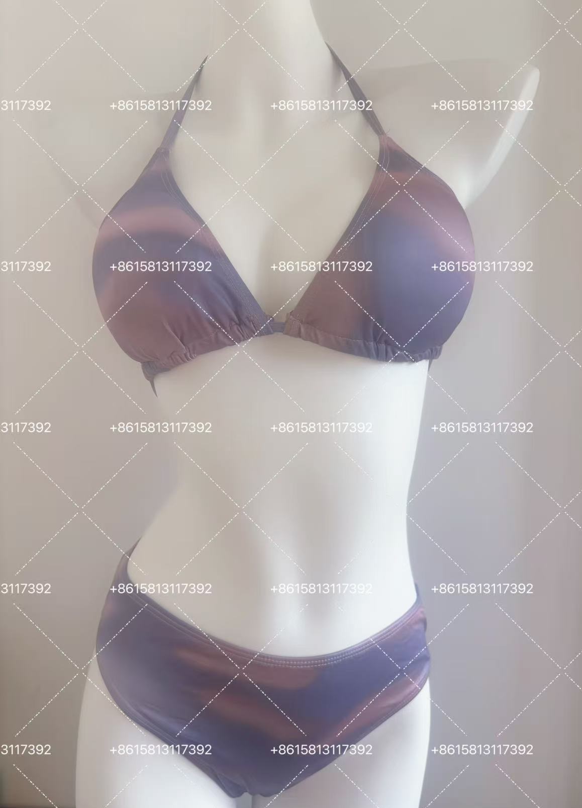 custom one side printing bikini sets