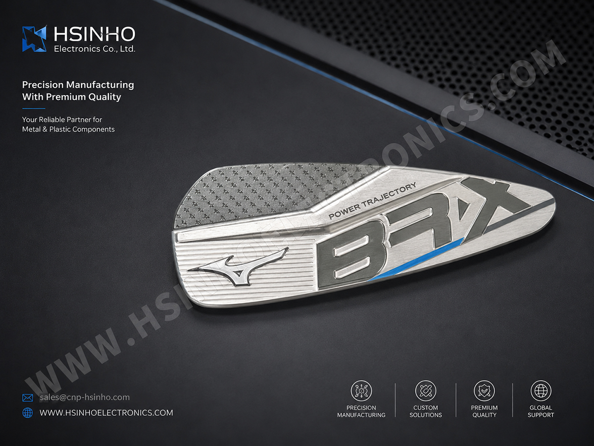 custom golf club metal nameplates hsinho electronics