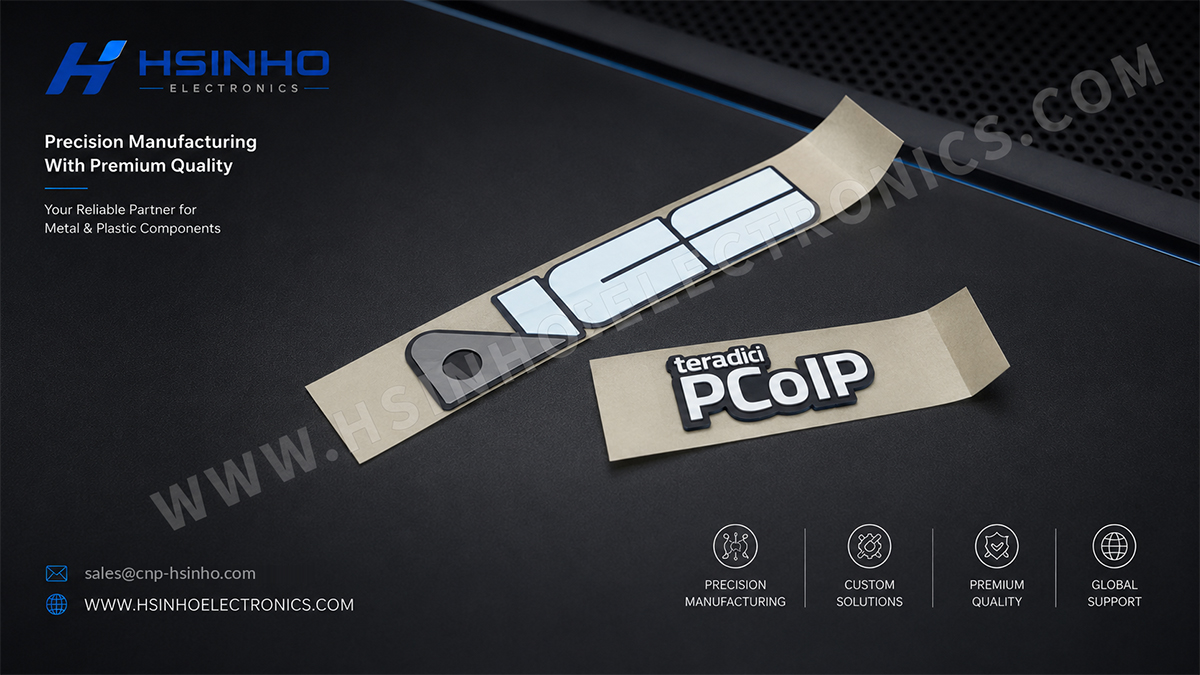 Electroformed Nickel custom ultra-thin nickel logo for OEM products