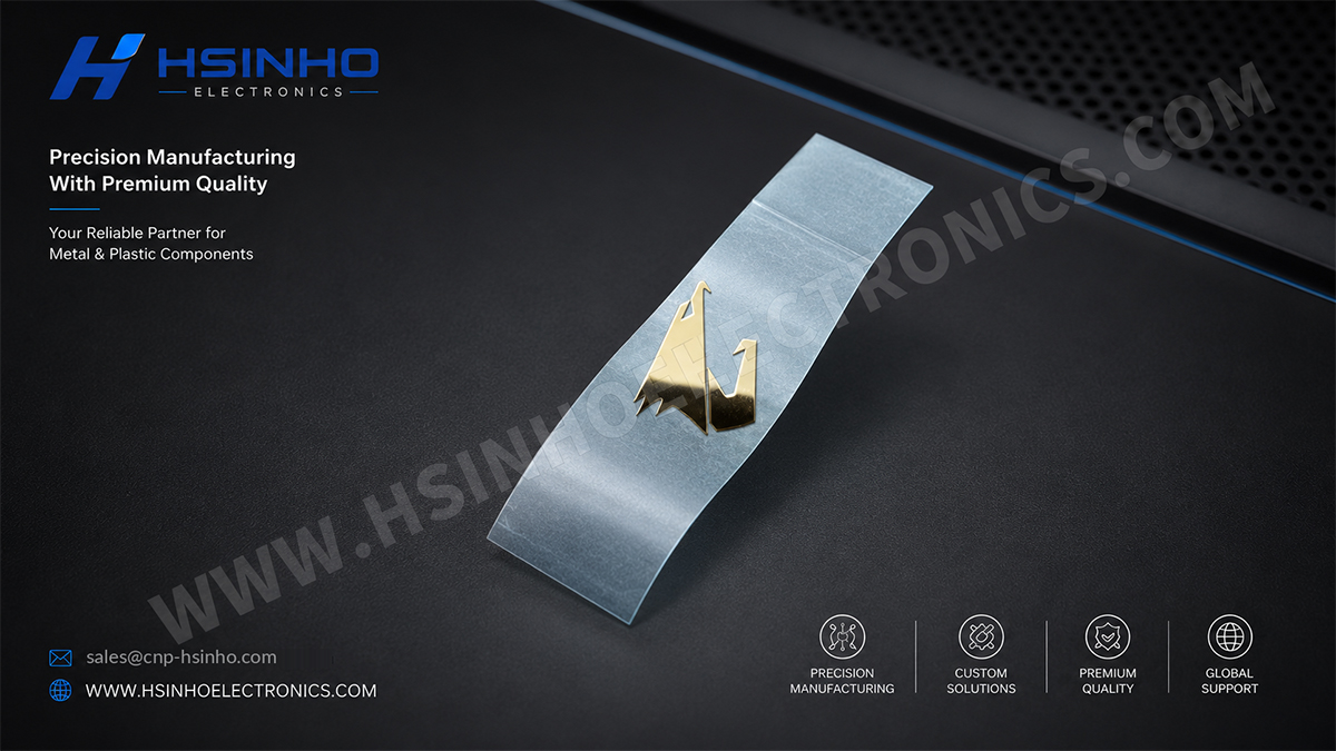 Electronics provides custom electroformed nickel logos nickel nameplates for premium product branding