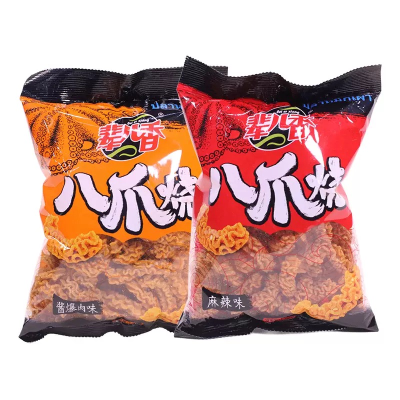 Fragrant eight-claw roasted crispy puffed food (single shot will not be shipped)