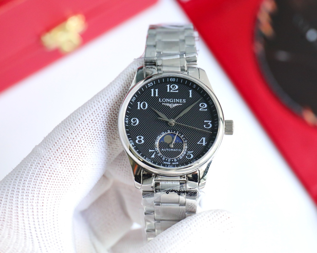 Ladies Classic Mechanical Watch Stainless Steel Strap