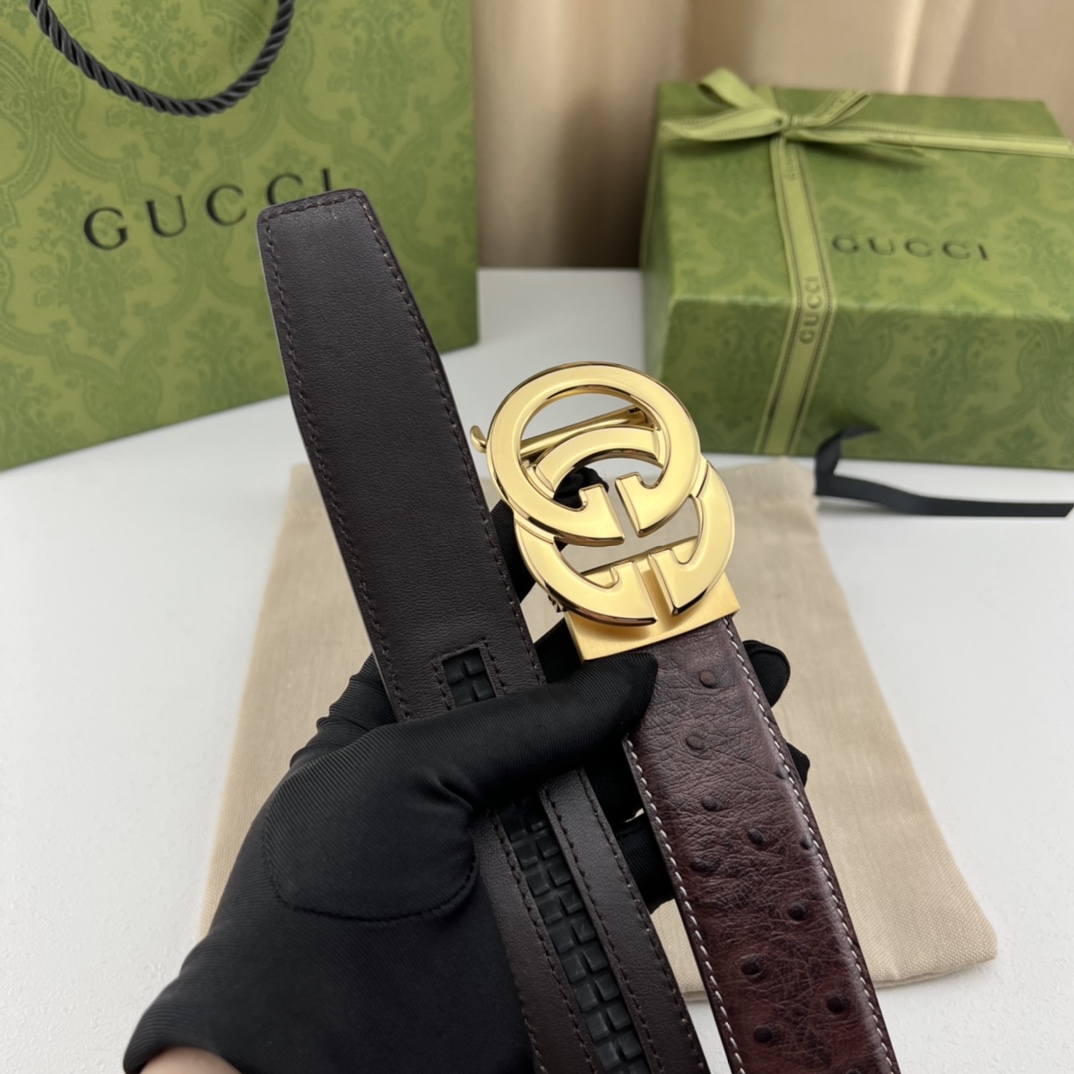 New automatic steel buckle men's belt