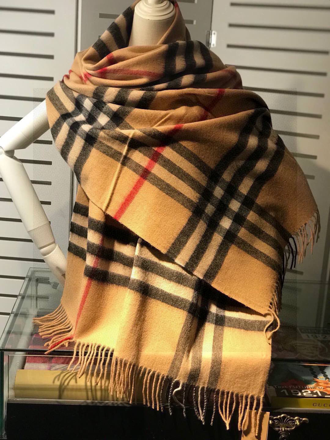 Cashmere Classic Plaid Scarf