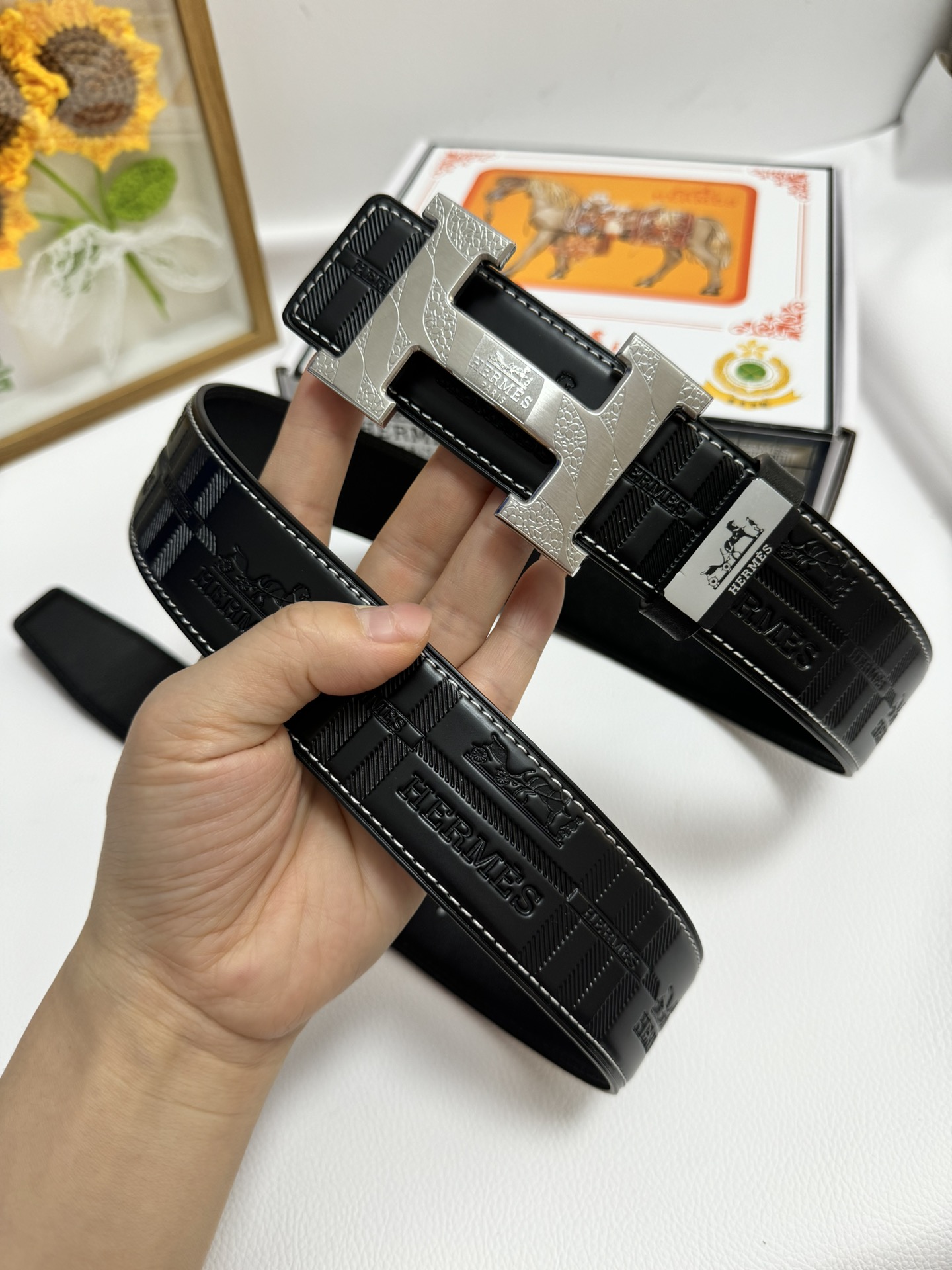 38MM wide, cowhide belt