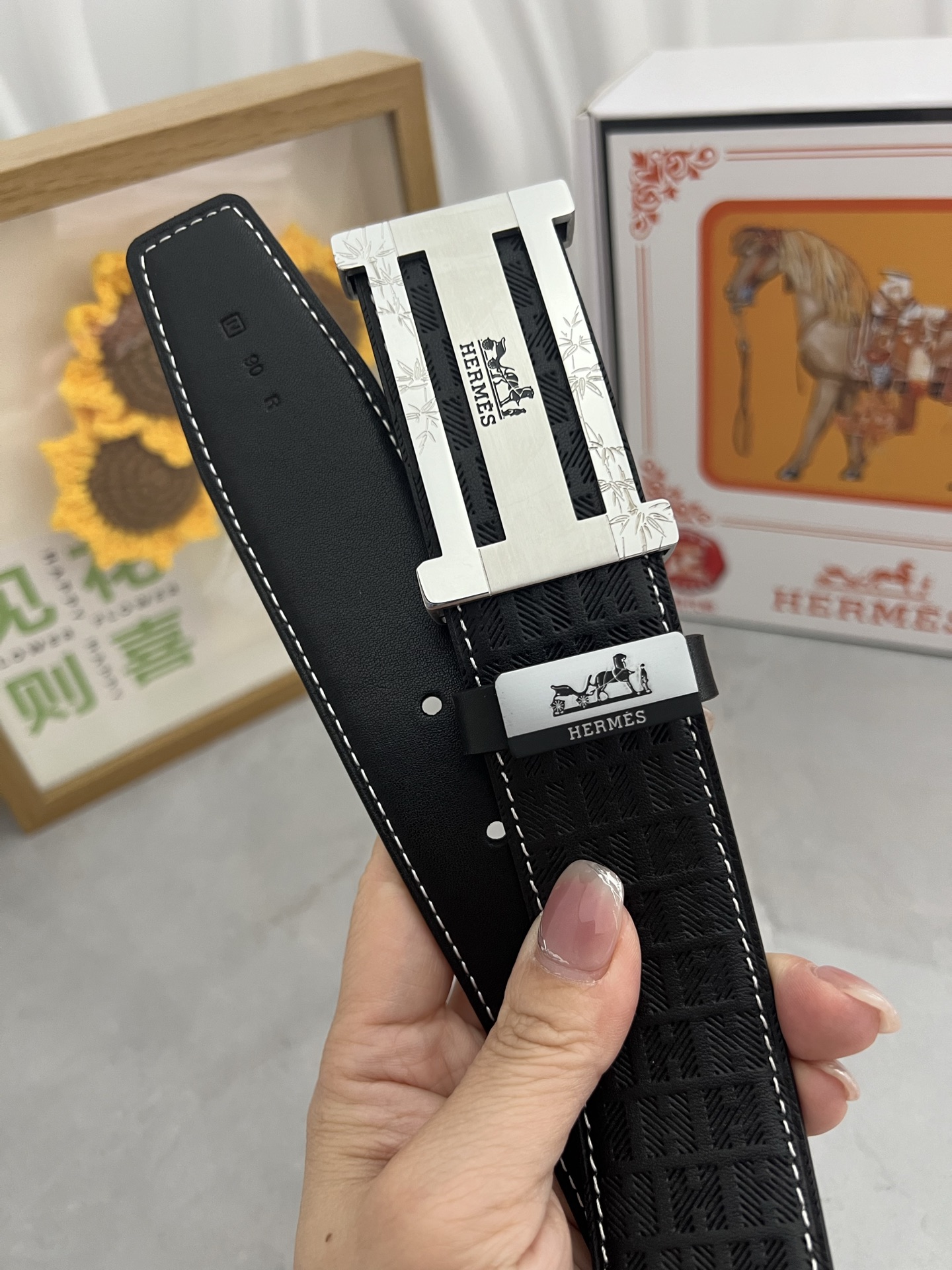 Men's Casual Cowhide Belt