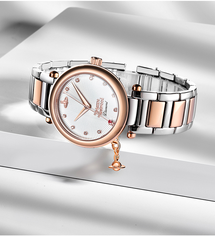 Rose Gold Diamond Ladies Watch