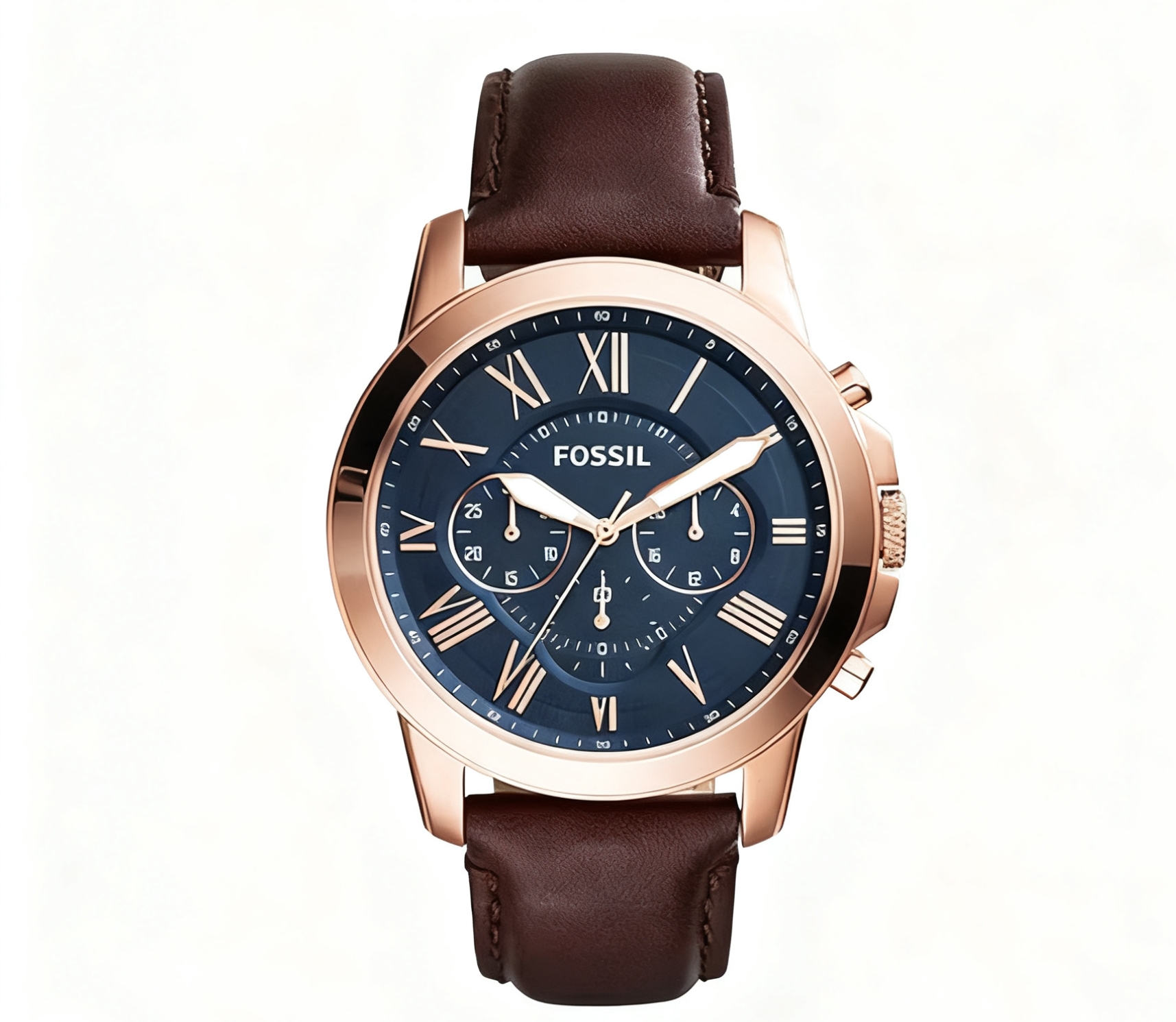 Men's Grant Leather Chronograph Watch FS5068