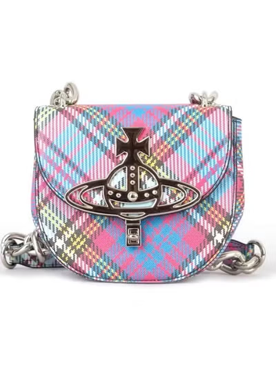 Vivienne stripe saddle bag