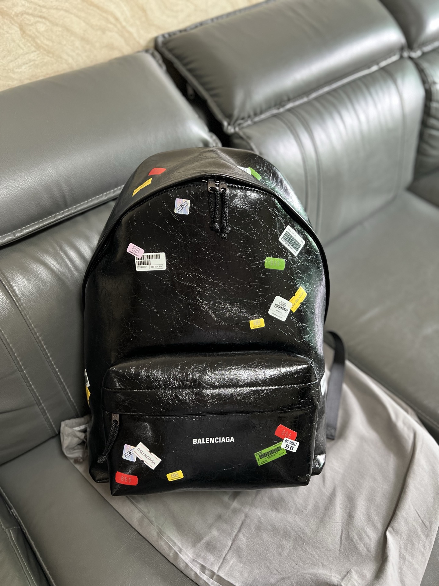 New lychee patterned backpack