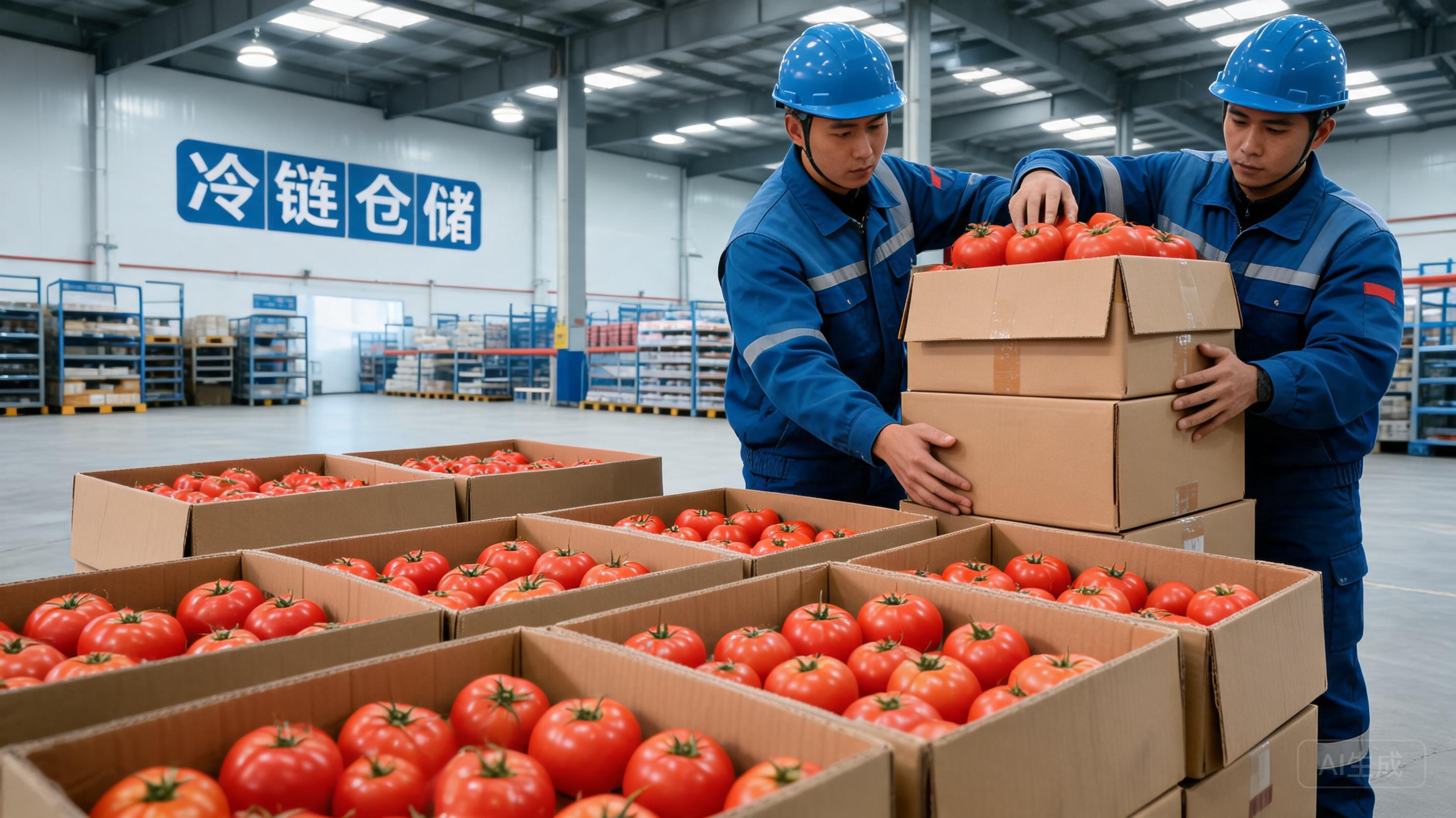 Greenhouse tomato farm in Shandong China