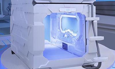 Inner shell and outer shell of spacecraft