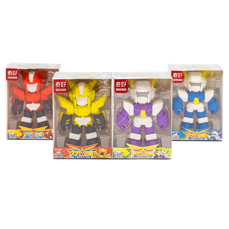 Hot Sell Back To School Robot Eraser Creative Stationery Children Gift