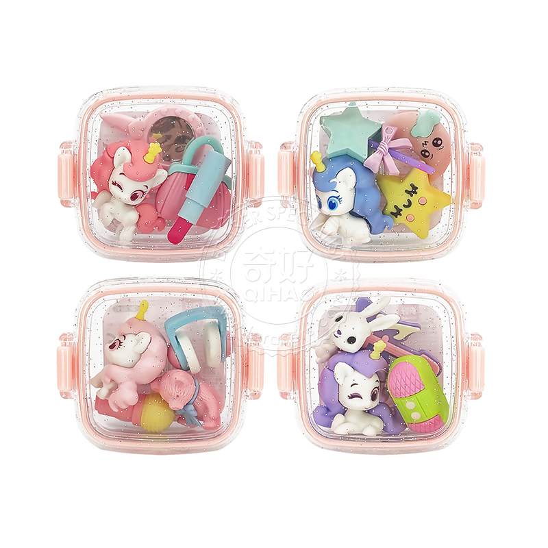 Hot Sell 3D Unicorn Puzzle Eraser Girl Special Gift