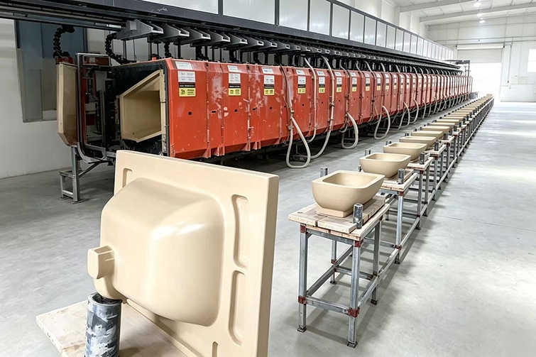 High‑Pressure Molding for Ceramic Basins