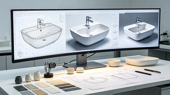 Bathroom Ceramic Basin Design | Custom OEM & ODM Solutions for Wholesale