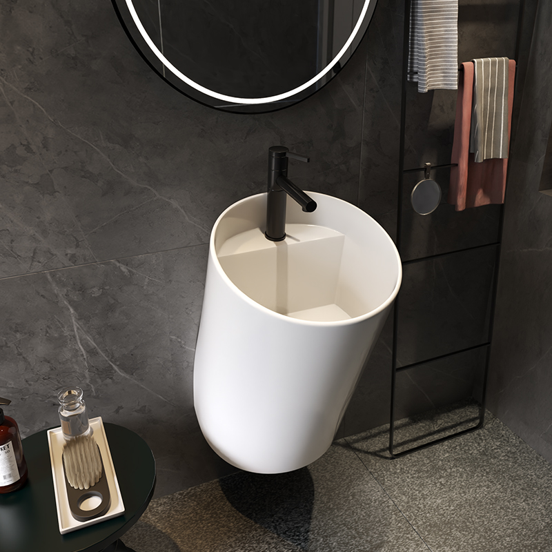 Modern Wall Mounted Ceramic Wash Basin High Temperature Vitreous Glaze Anti Fouling Easy Clean Factory Direct Large Stock OEM ODM Custom Sample Support Small Custom Orders For Hotel Sanitary Projects