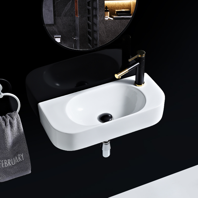 Sleek Floating Ceramic Wash Basin Vitreous Anti Stain Glaze Smooth Surface Factory Direct Large Stock Custom Sample Support Small Custom Orders For Sanitary Ware Suppliers