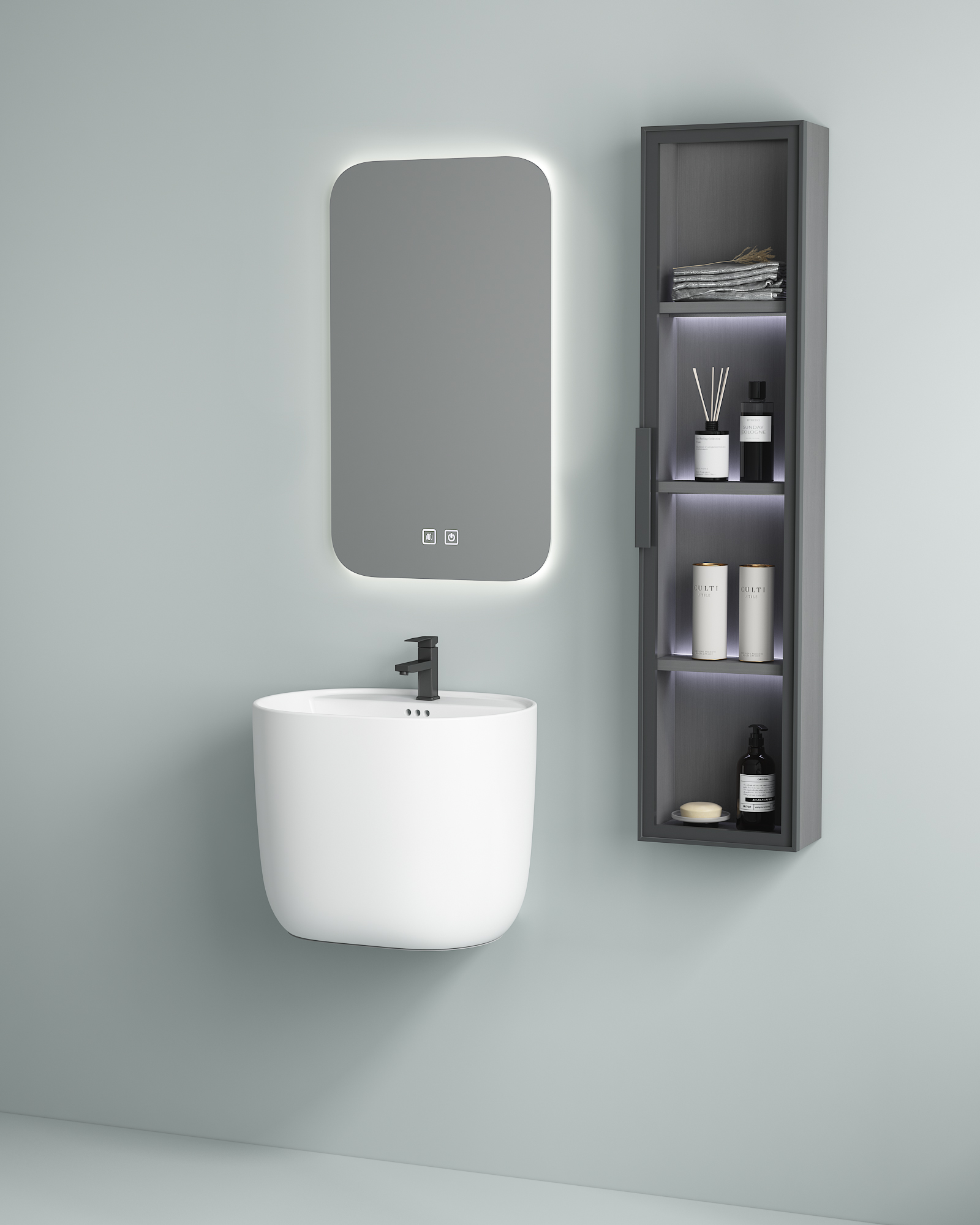Simple Oval Wall Hung Ceramic Wash Basin High Temp Anti Fouling Glaze Non Porous Factory Direct OEM ODM Custom Packing Support Small Custom Orders For Sanitary Ware Project Buyers