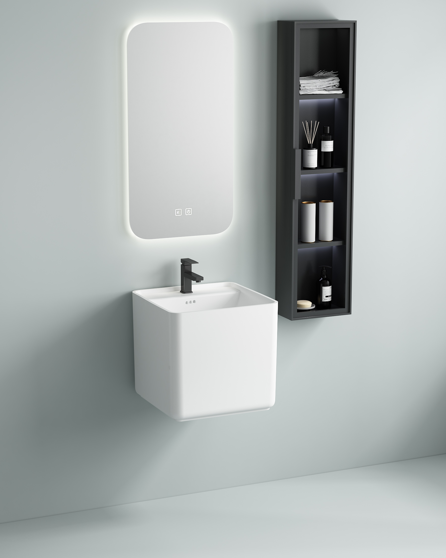 Economical Wall Mounted Ceramic Wash Basin High Temperature Vitreous Glaze Stain Resistant Factory Direct Large Stock Custom Sample Support Small Custom Orders For Mass Building Projects