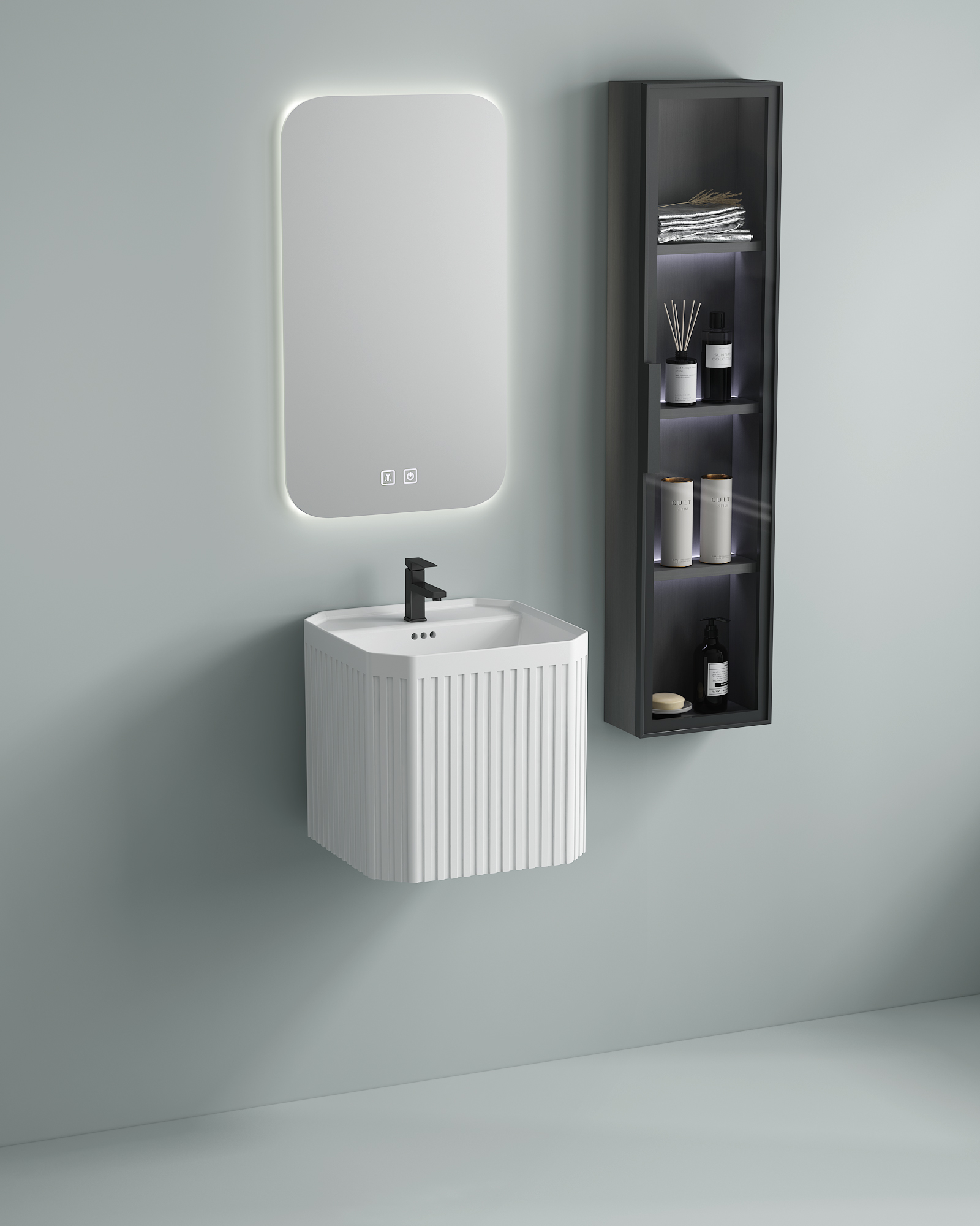 Continuous Glaze Wall Hung Ceramic Wash Basin Stain Resistant Vitreous Glaze Easy Clean Factory Direct Large Stock Custom Sample Support Small Custom Orders For Sanitary Ware Distributors

