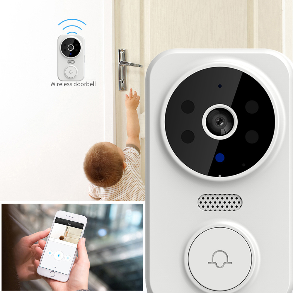 Tuya Smart Wireless Video Doorbell Camera 1080P HD | IR Night Vision | Two-Way Audio | Weatherproof for Remote Home Security