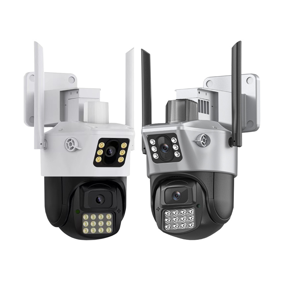 6 Megapixel Dual-Lens WiFi PTZ Camera | Humanoid AI Alarm | Remote HD Monitoring | Spherical IP Surveillance | Smart Security for Home & Business