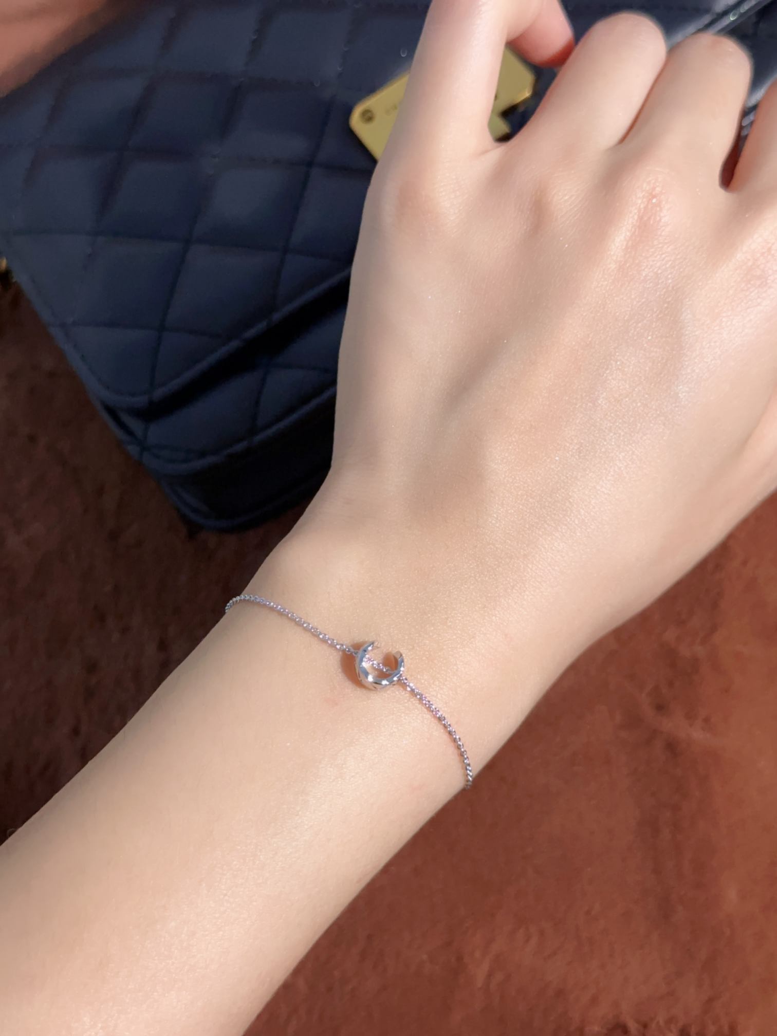 COCO diamond grid patterned bracelet