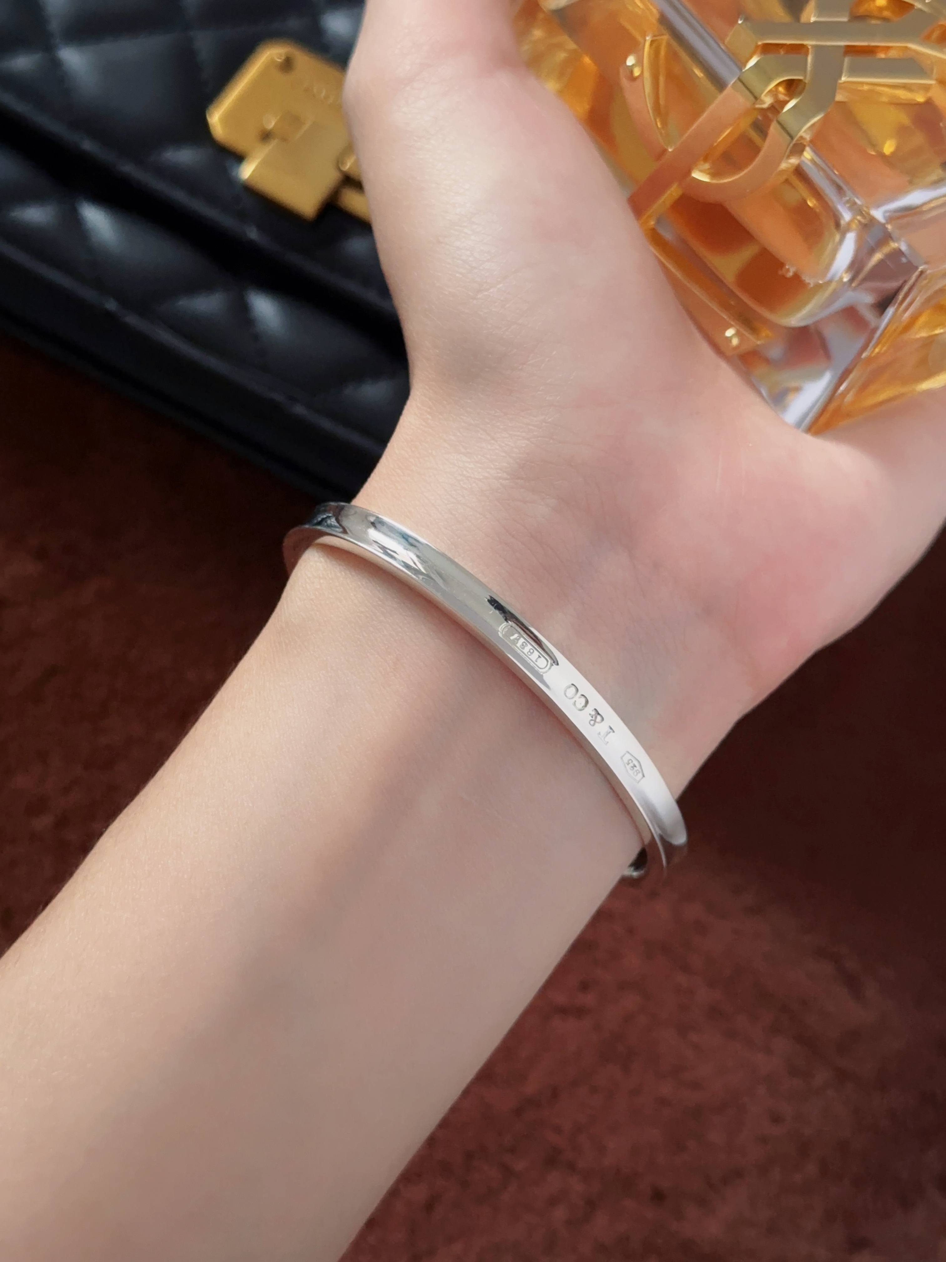 T Home 1837 Narrow Bracelet (Made of White Copper)