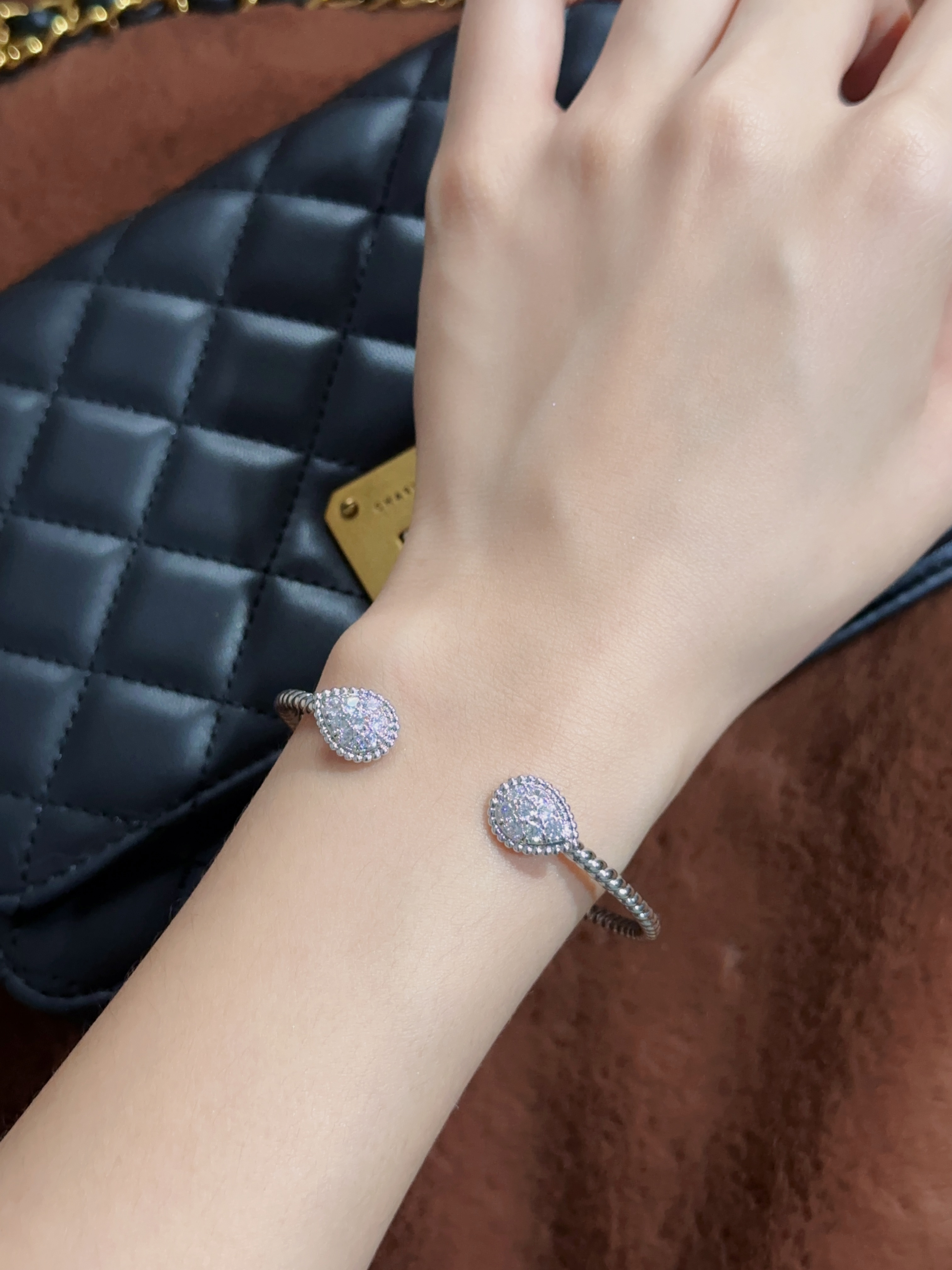 Baoshi Long Bohemian Drip Diamond Bracelet