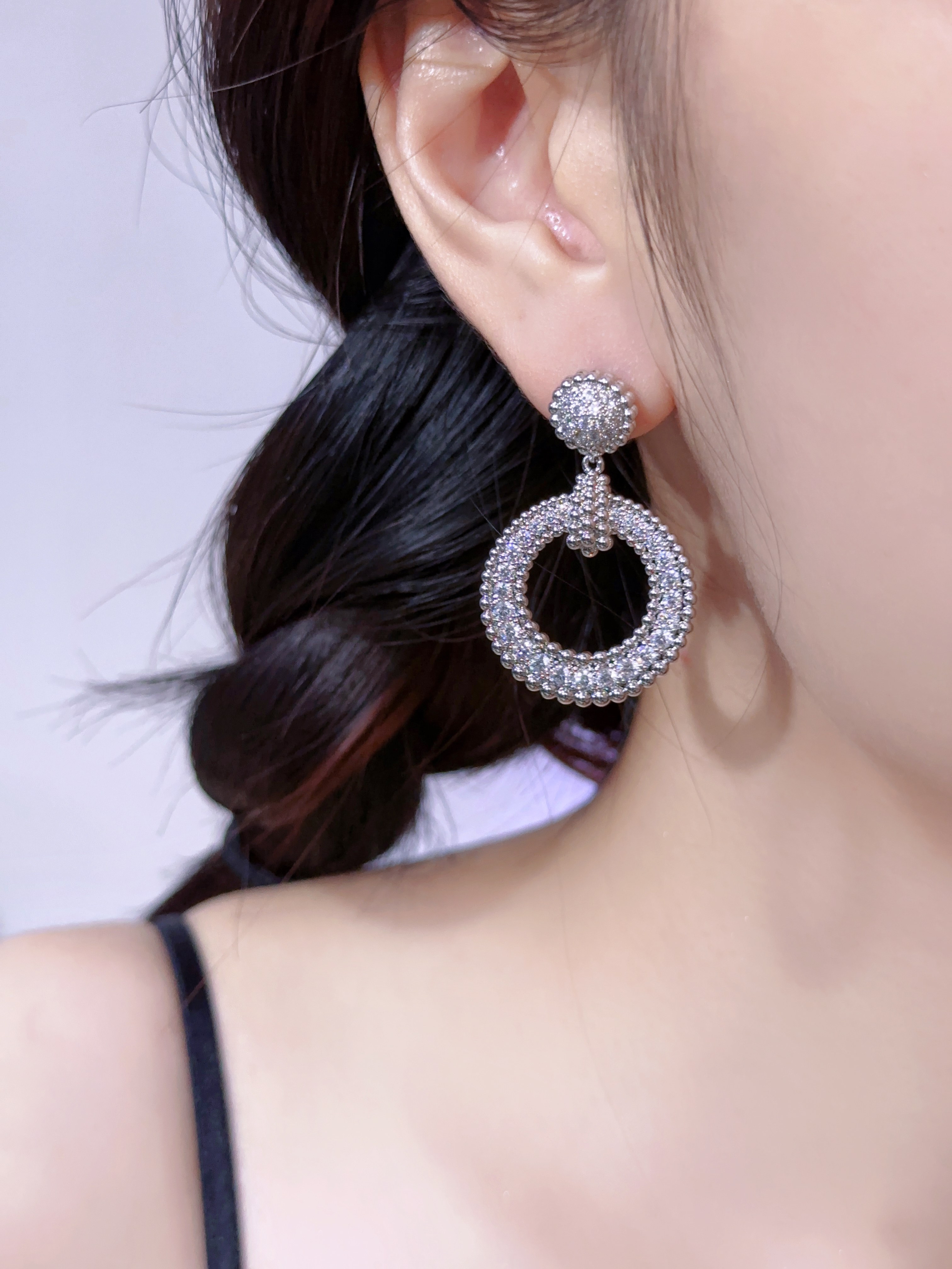Perlee Diamonds Full Diamond Earrings