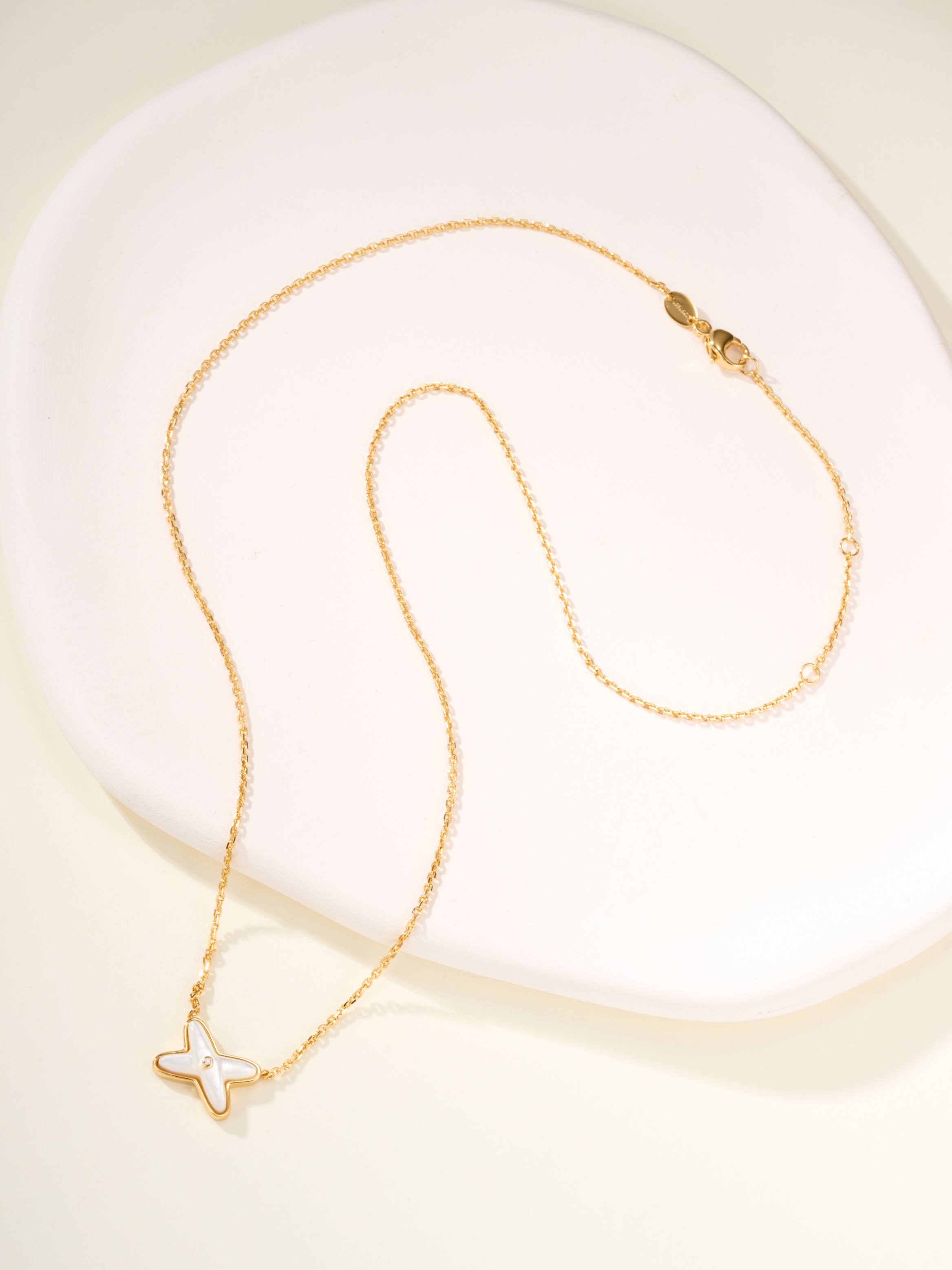 Chaumet Paris Cross shaped Beimu Necklace