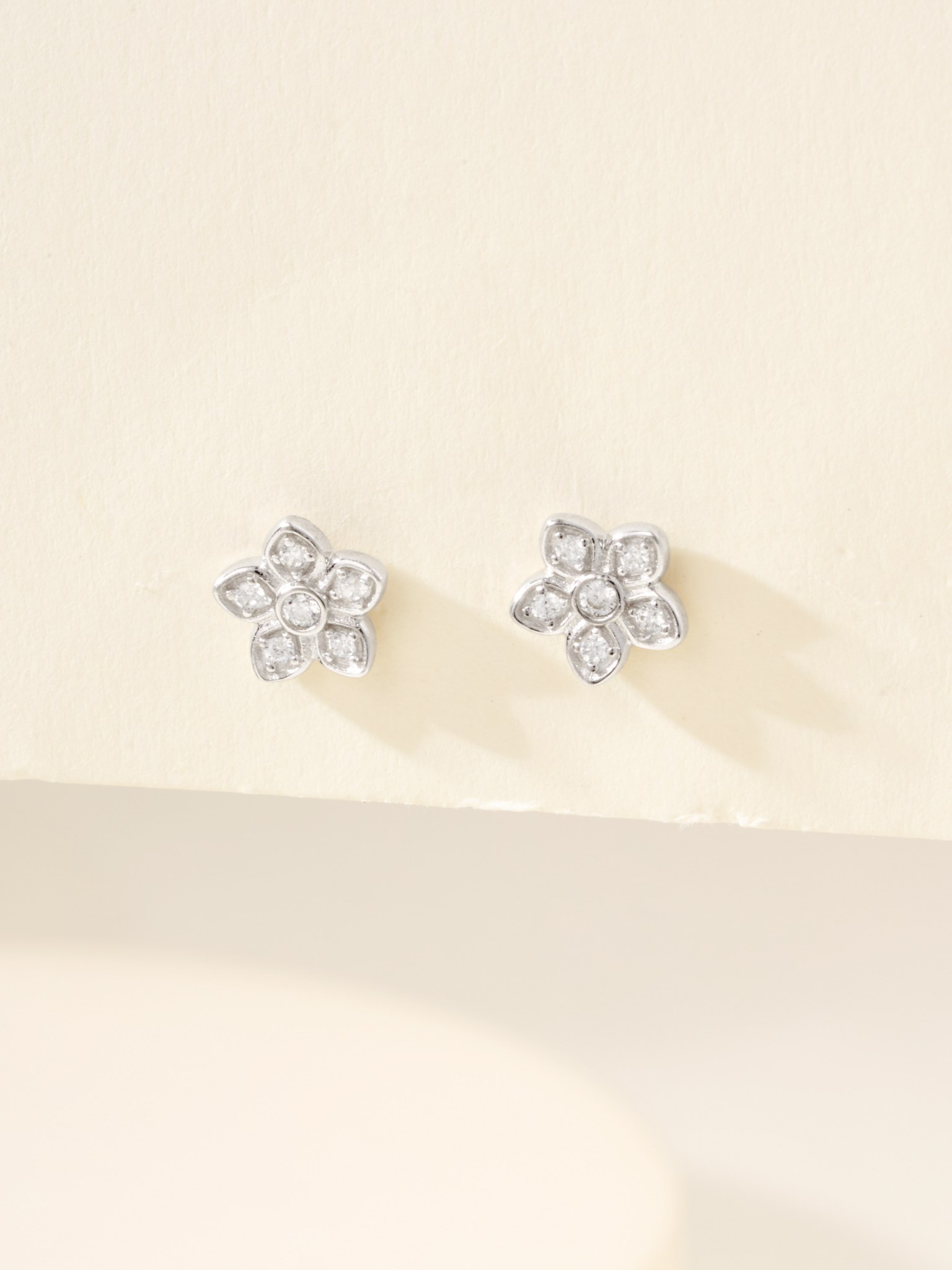 Wild Flower Mini Ear Nails (Colored White)