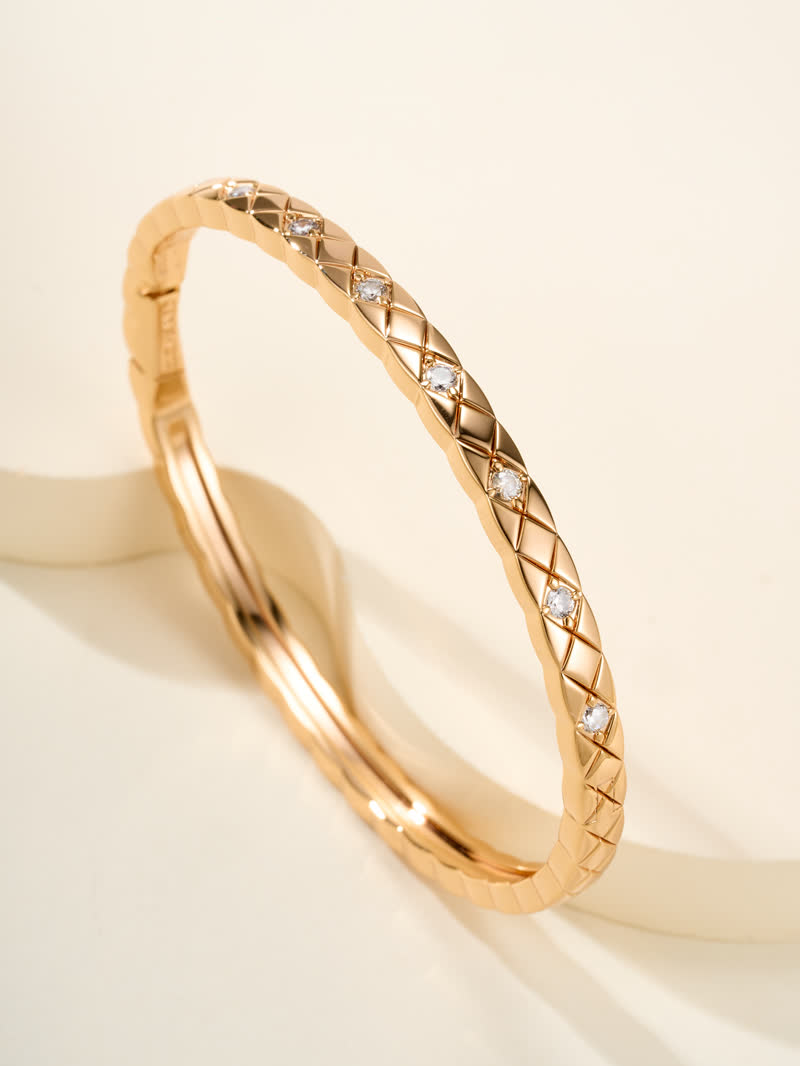 COCO CRUSH slim diamond mesh diamond bracelet