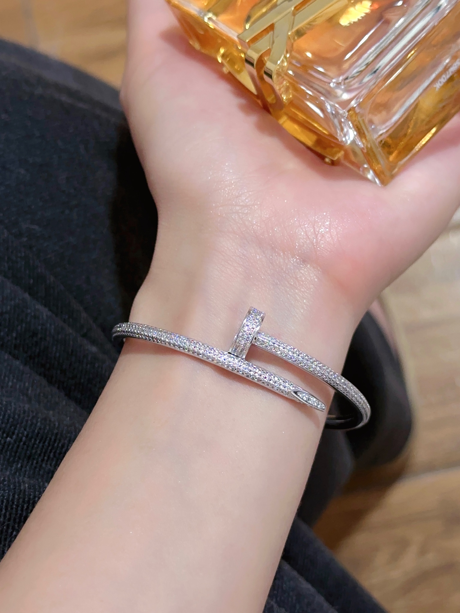 Nail Full Diamond Thick Edition Bracelet