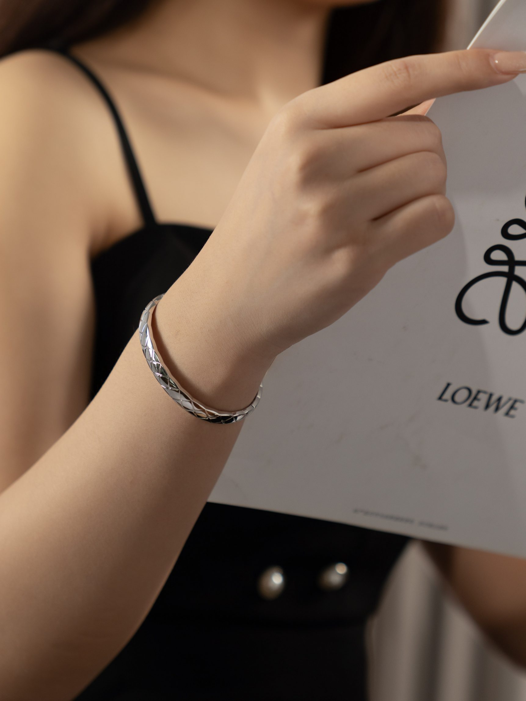  Coco diamond CNC diamond free bracelet size 17