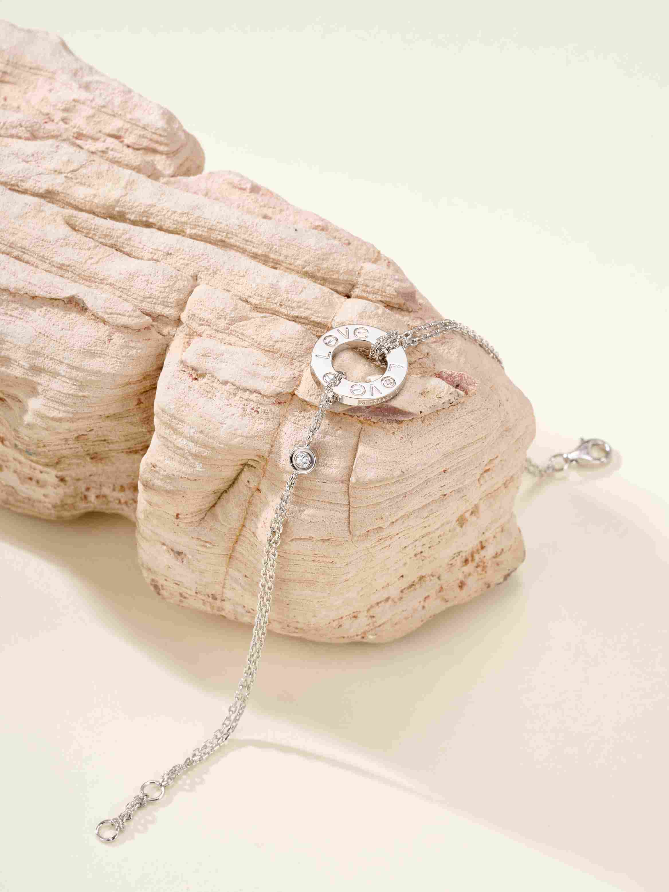  Double chain pancake bracelet