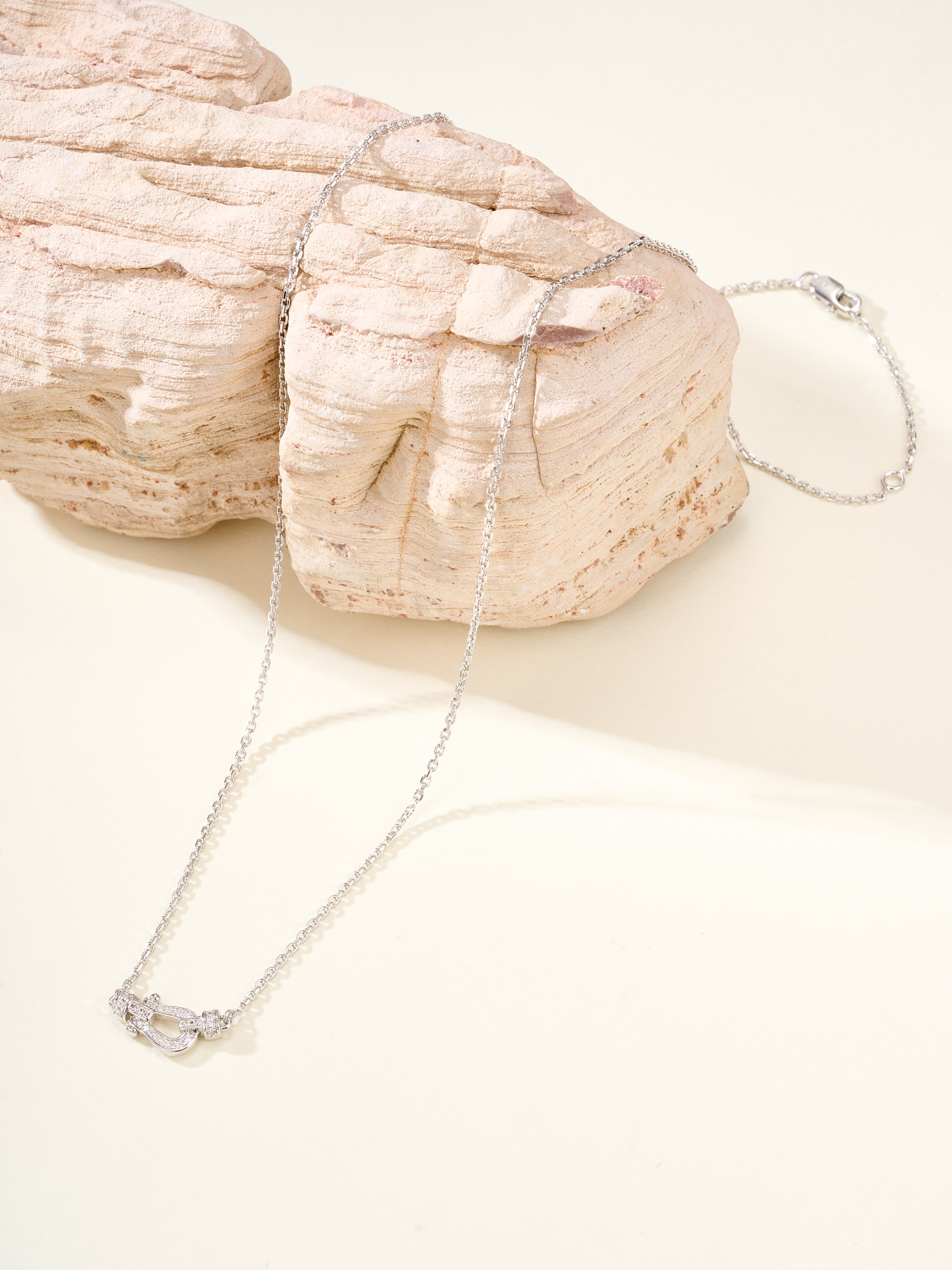 Force 10 Degree Small Full Diamond Luxury Necklace