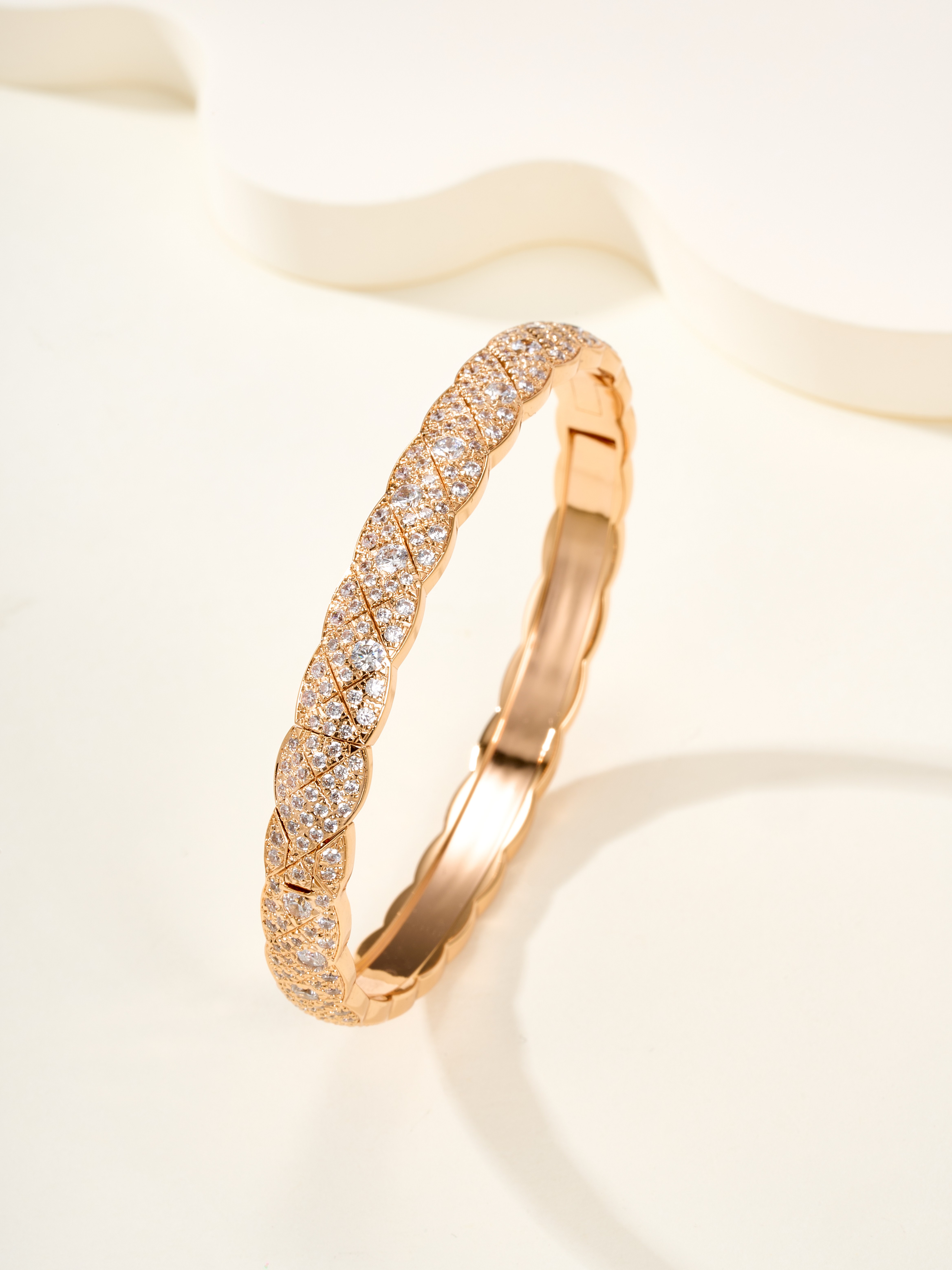   Coco Crush Full Diamond Bracelet (CNC Handmade Diamond Set)