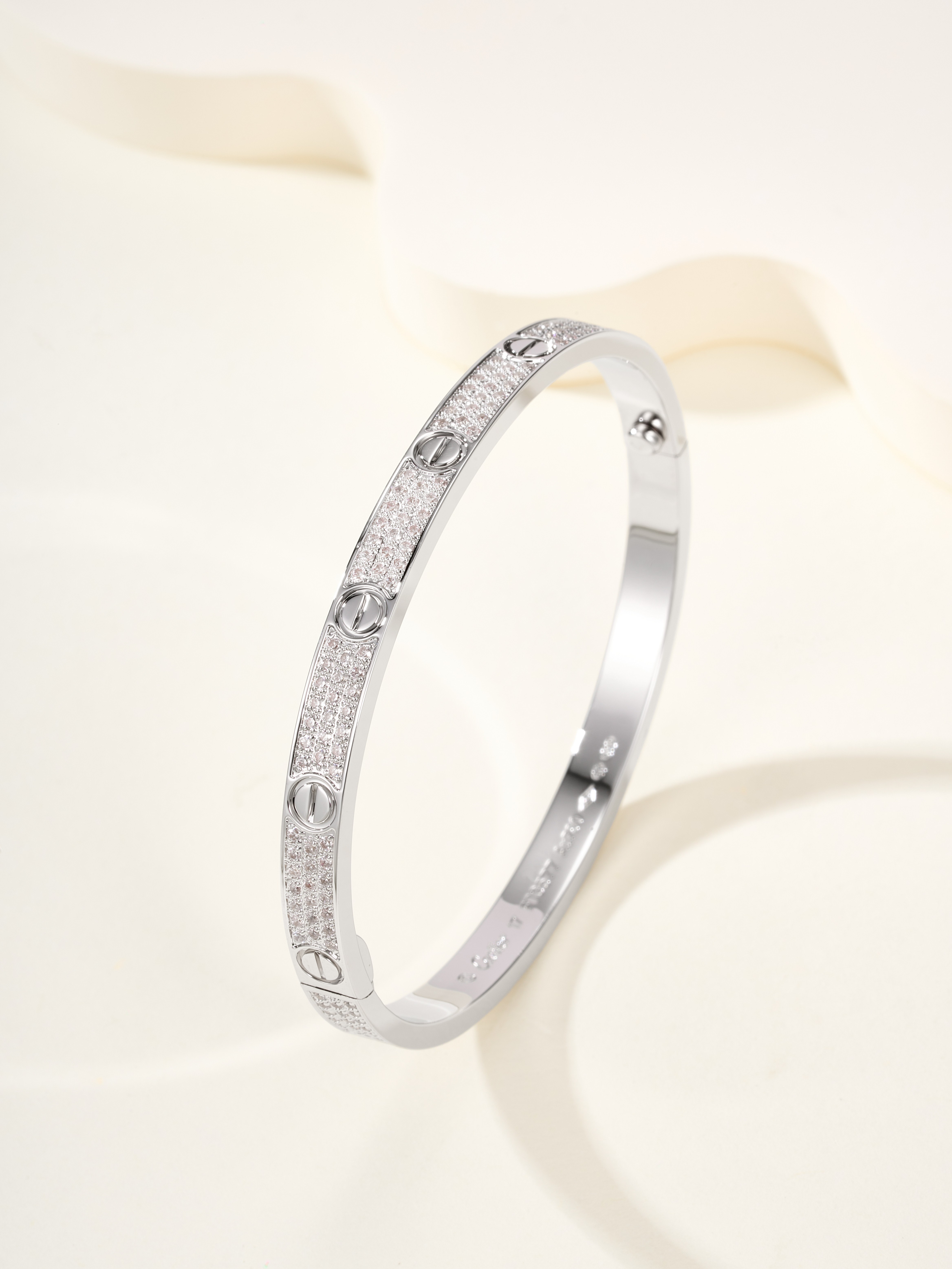 Love Bracelet 4.8mm Medium Starry Sky Bracelet (CNC Handmade Diamond Set)