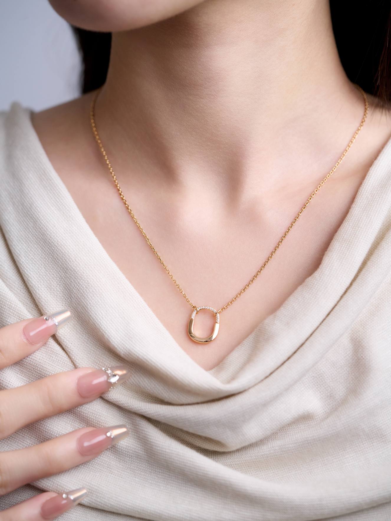 Tiffany Small Lock Necklace