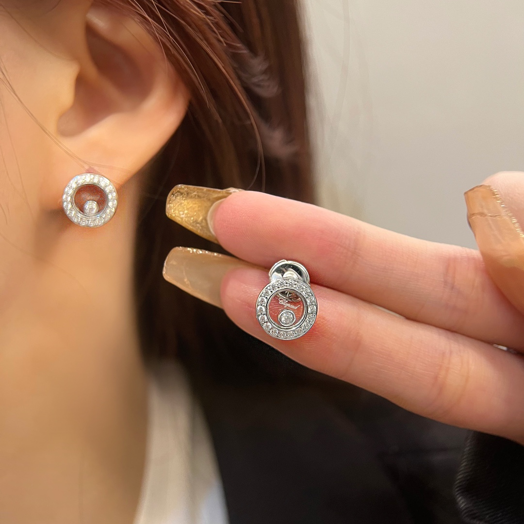 Chopard Happy series earrings