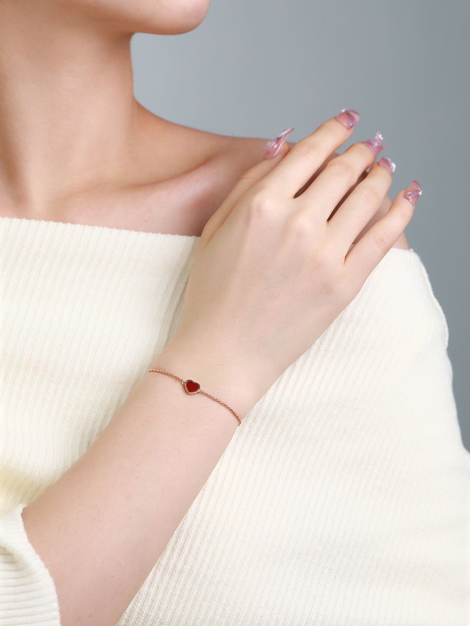 Happy Heart Series Love Ruby Bracelet