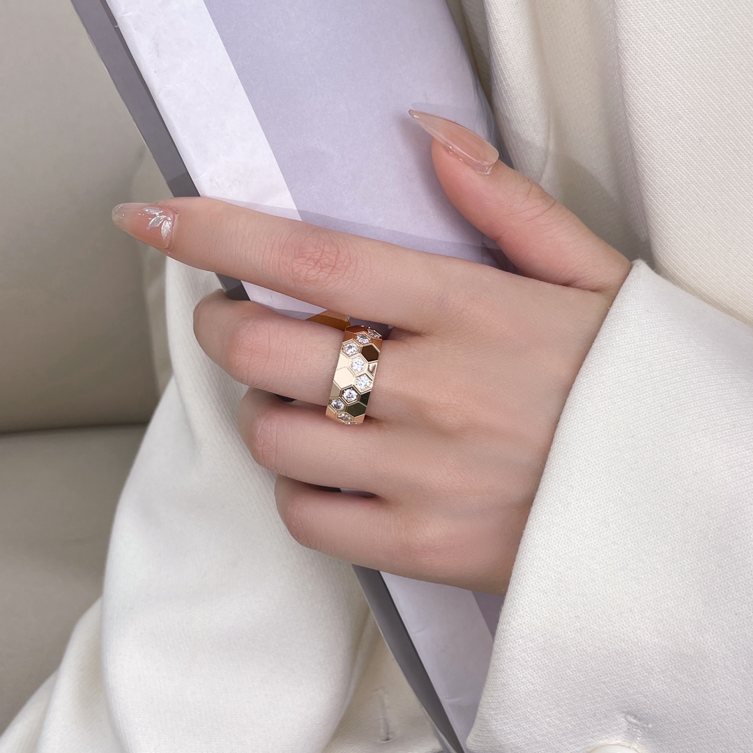 CHUAMET Honeycomb Wide Edition Ring