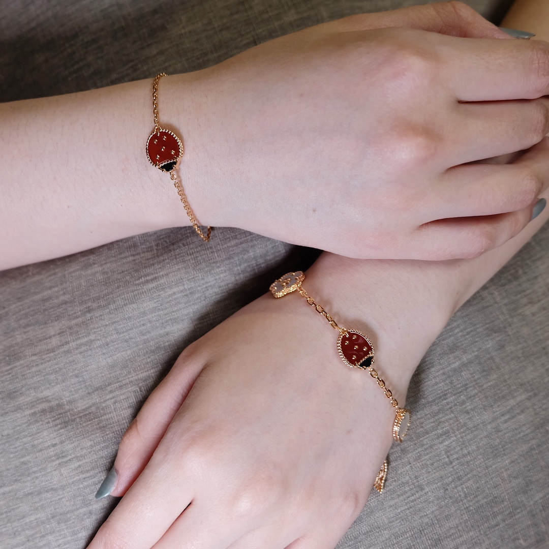 Lucky Spring Closed Wing Bracelet