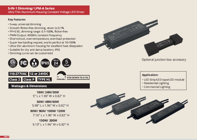 Light Shines Through Time, Waterproof Protects the New – Demi Ultra-Thin Waterproof Dimmable Power Supply, Unlock Lighting Freedom for All Scenarios