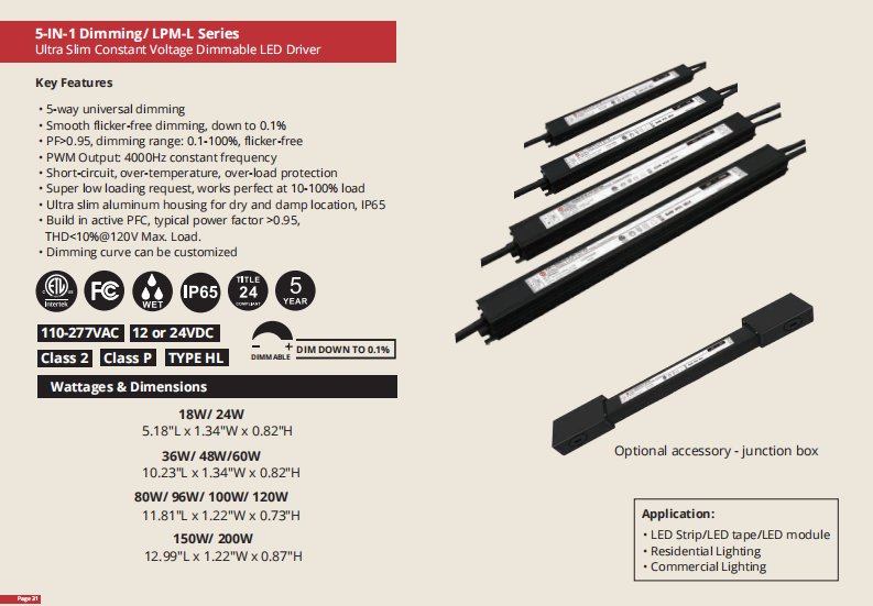 Light Through a Thousand Years, Crafted for a New Era – Demi Slim Linear Dimmable Power Supply, Unlock New Possibilities for Spatial Lighting
